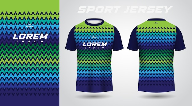 blue green shirt sport jersey design