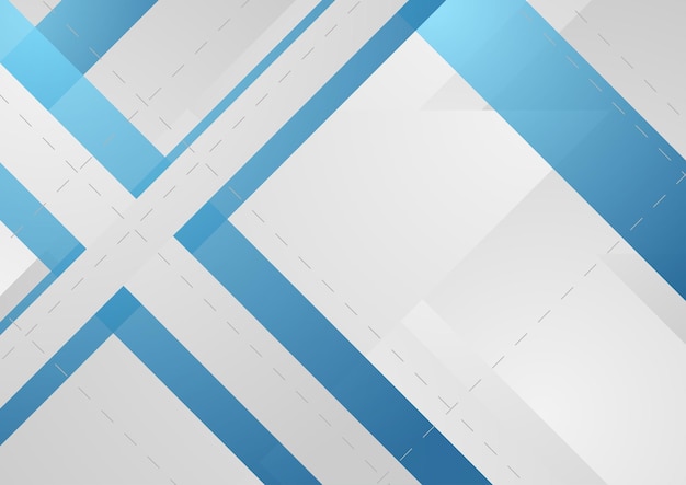 Blue grey tech geometric abstract background