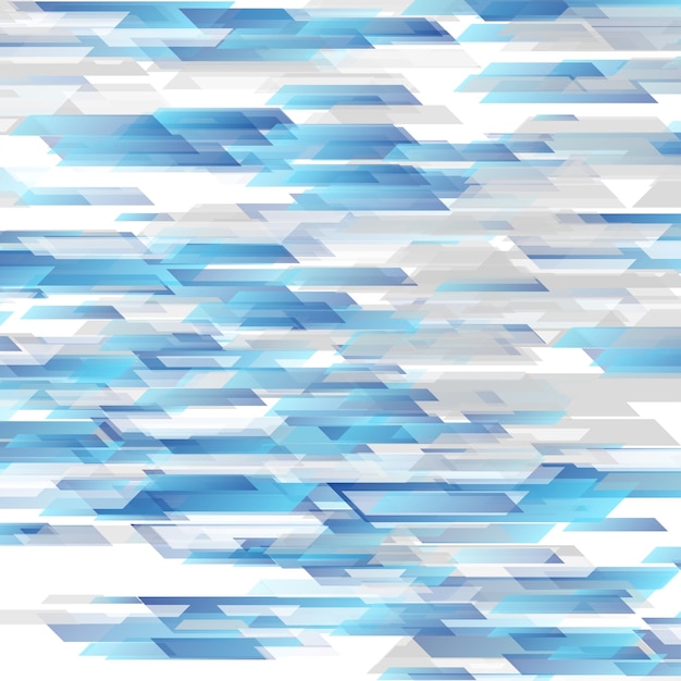 Blue and grey technology geometric abstract background vector futuristic design