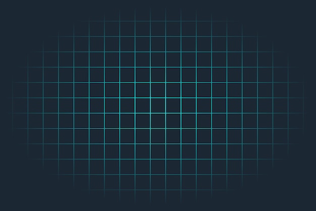 Vector blue grid lines on dark background