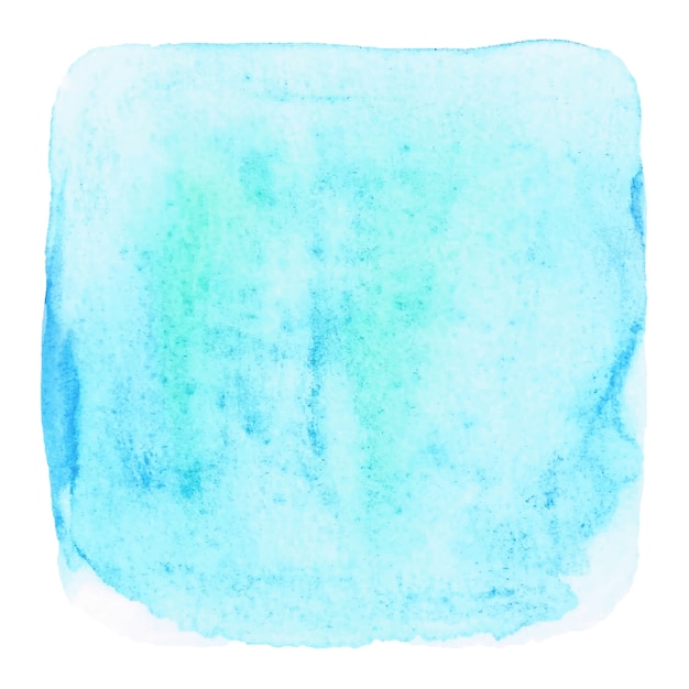 Blue grunge watercolor on white background