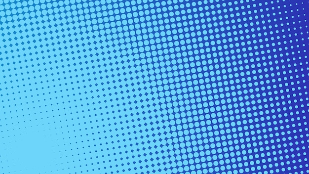 Blue Halftone Background