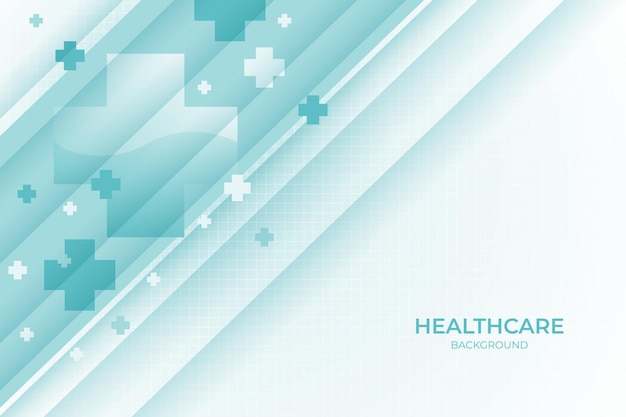 Vector blue healthcare and medical science background free vector