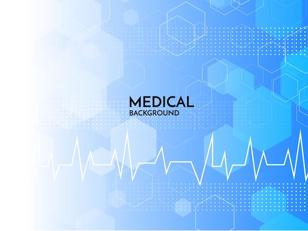 Vector blue healthcare and medical science background vector