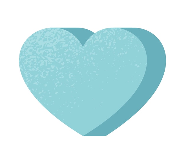 Blue heart icon