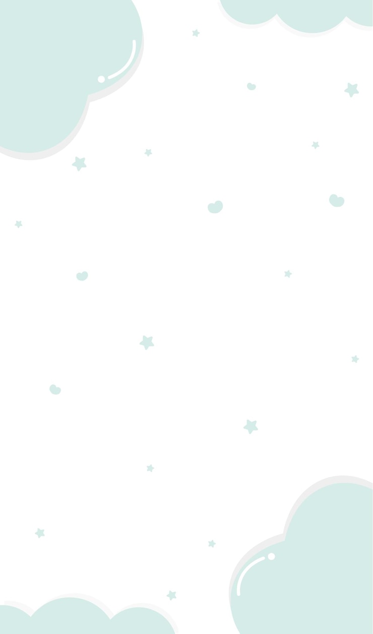 blue hearts on a white background