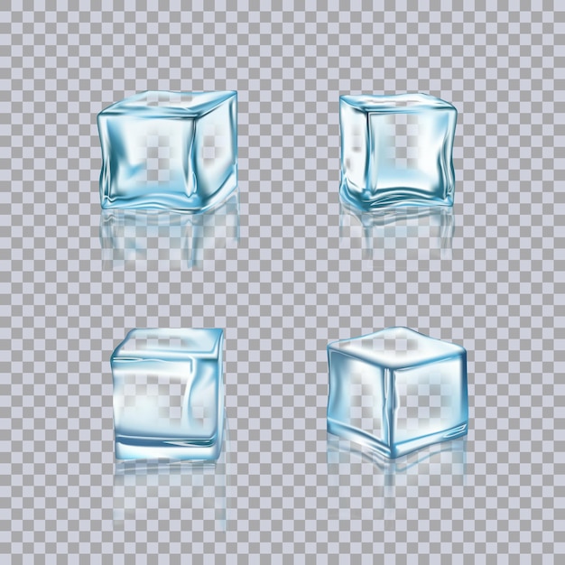 Simple Frozen Ice Cubes Set Illustration, Cube, Water, Ice PNG Transparent  Image and Clipart for Free Download