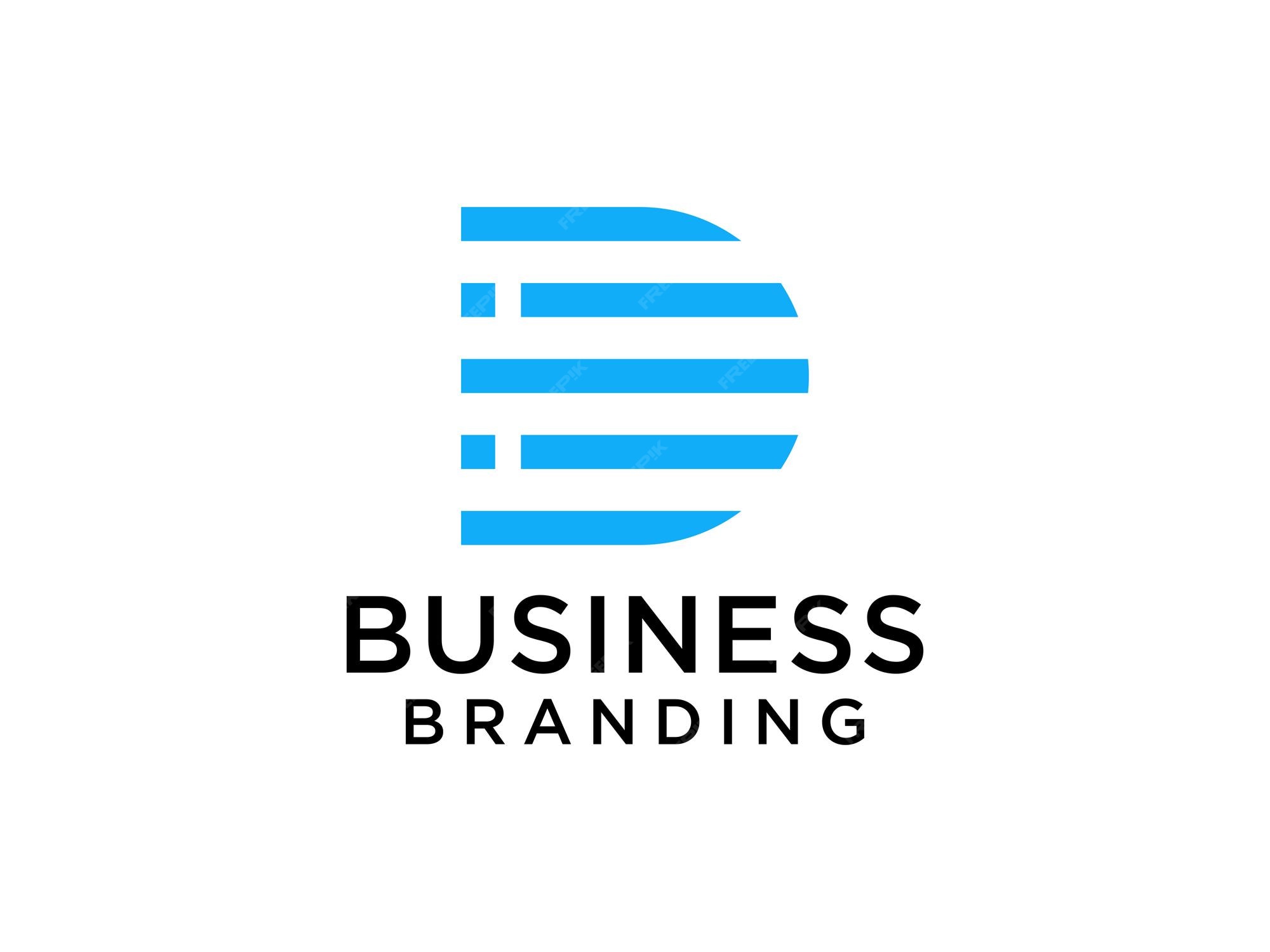 Premium Vector | Blue initial letter d logo concept design template