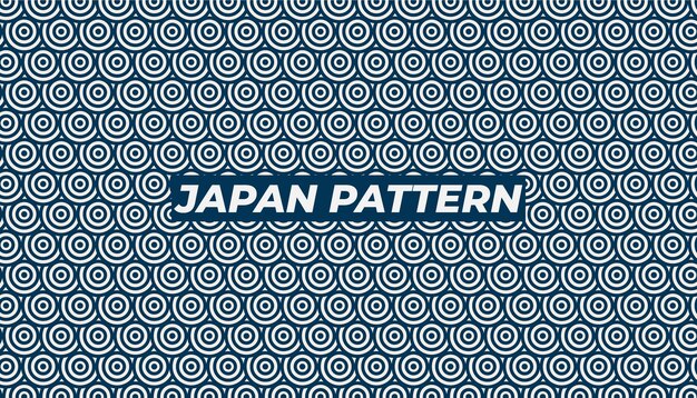 Blue Japan pattern, Abstract background, Decorative wallpaper