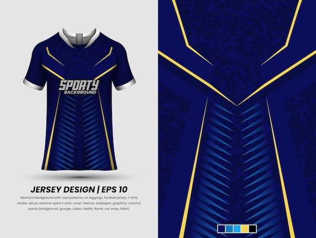 Vector a blue jersey with the word sport on it