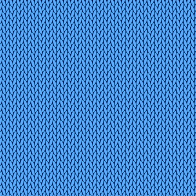 Blue knitted background