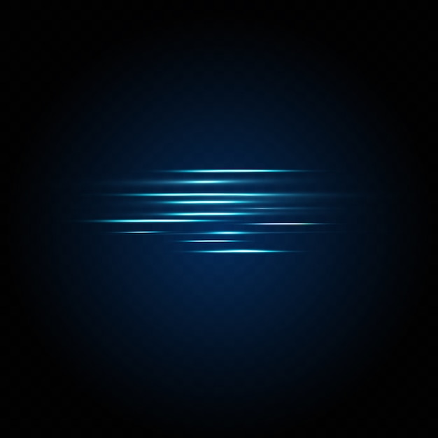 ブルーライト効果。光の抽象的なレーザービーム。美しいバナーへの光の効果。図。