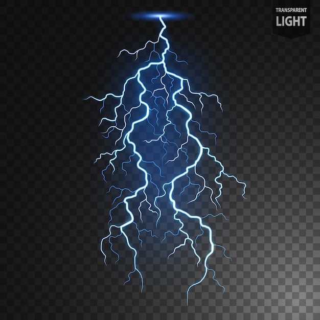 Blue lightning flash bolt вектор