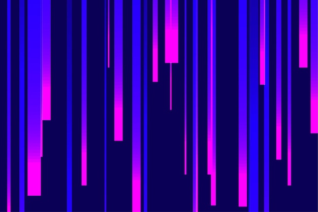 a blue line in a dark background is shown with a pink and blue line