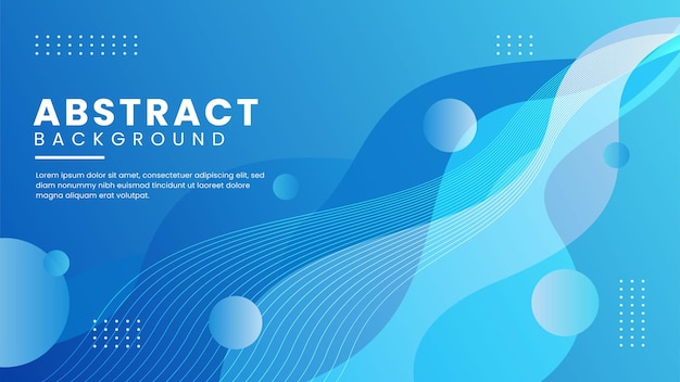 Vector blue liquid abstract background with modern flow theme. suitable for promotion, decoration, cover, banner or poster needs.