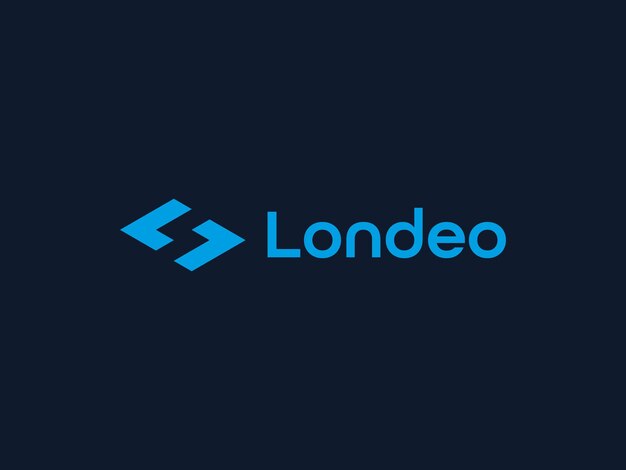 A blue logo for londono.