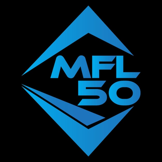 A blue logo for the mcl 50 company.