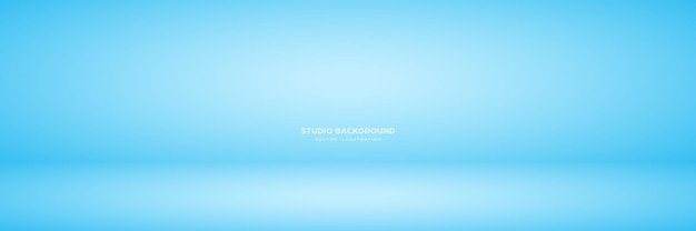 Vector blue long pastel studio abstract background with spotlight effect product showcase backdrop stage