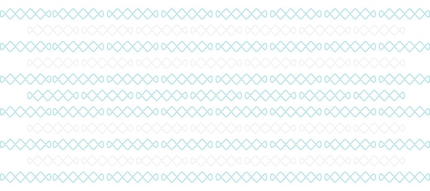 Vector blue loops outline decorative design background