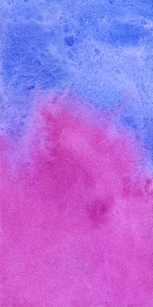 Blue and magenta banner watercolor texture background