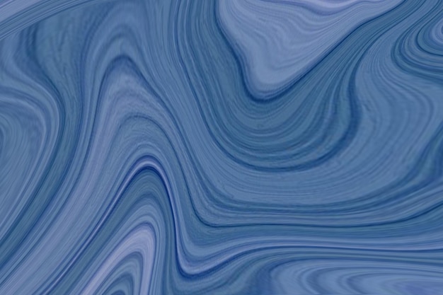 線と形のパターンを持つ青い大理石。