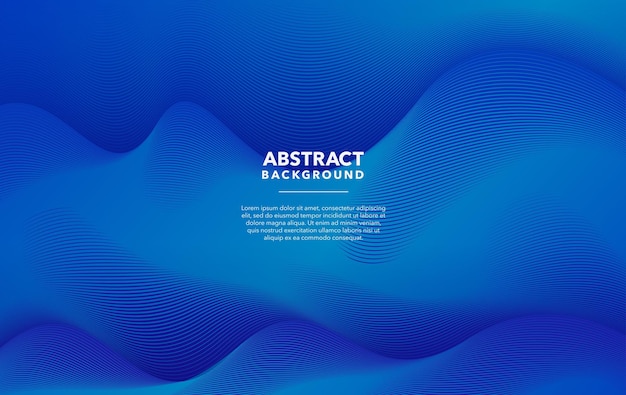 Blue modern abstract background