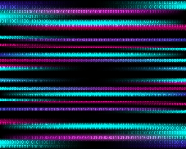 Vettore codice luce di rete blu e sfondo tecnologico astratto di sicurezza dei dati