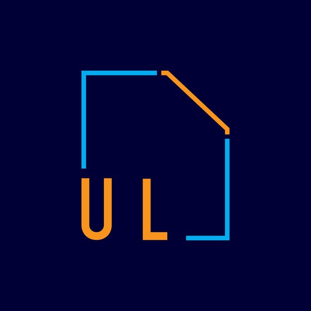 a blue and orange sign that says u s