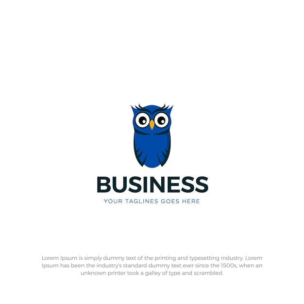 Дизайн логотипа компании blue owl