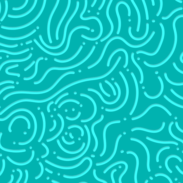 Vector blue paper cut line style vector background