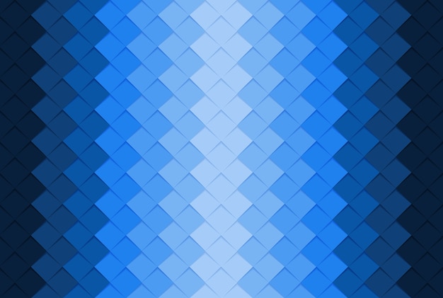 Fondo astratto quadrato di carta blu.