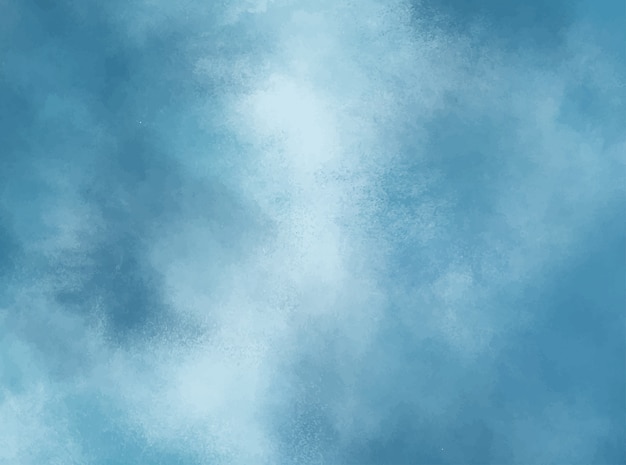 Vector blue pastel watercolor background. grunge texture. digital art painting