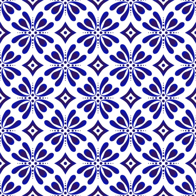 Patternブルー