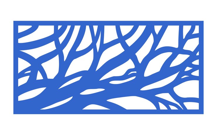 Vector blue patterns with white background decorative islamic motifs floral and geometric template