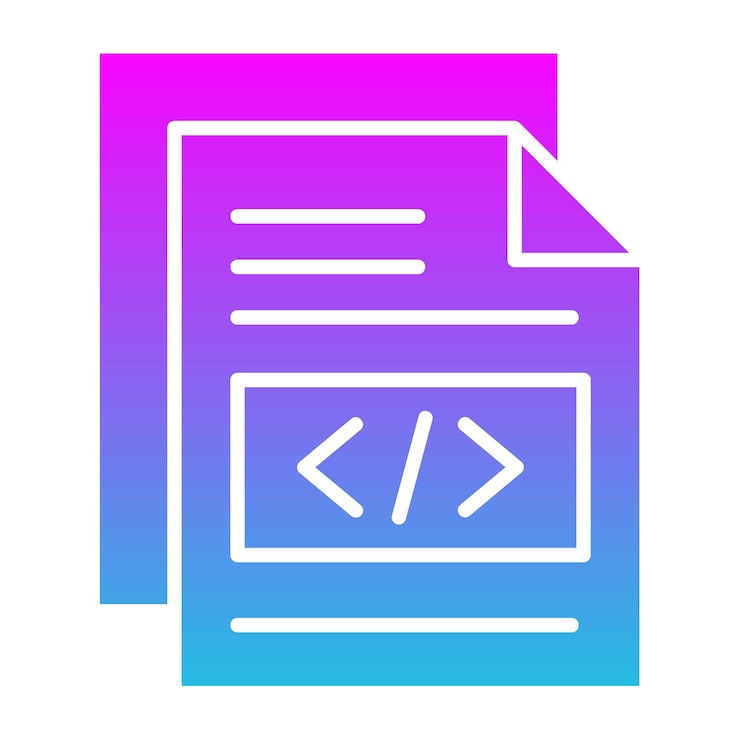 Vector a blue and pink box with a blue and purple logo that says  x