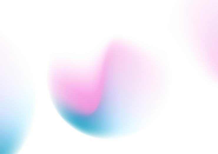 वेक्टर blue pink minimal liquid waves with smooth gradient
