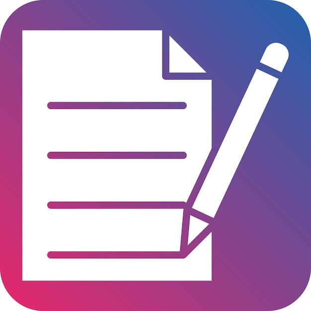 Vector a blue and pink and purple colored folder with a pen in it