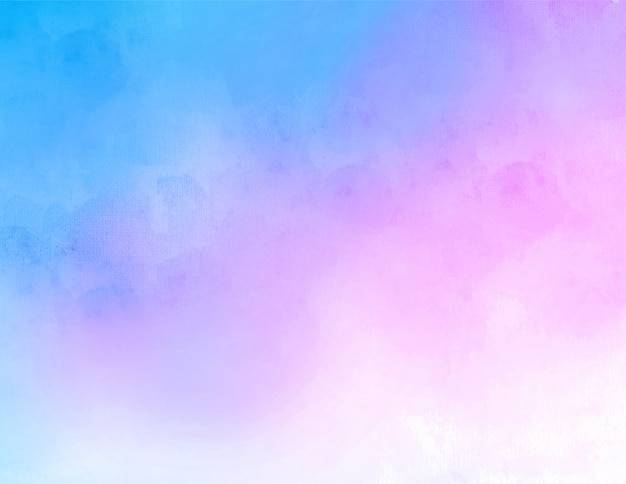 Blue and pink watercolor texture abstract background