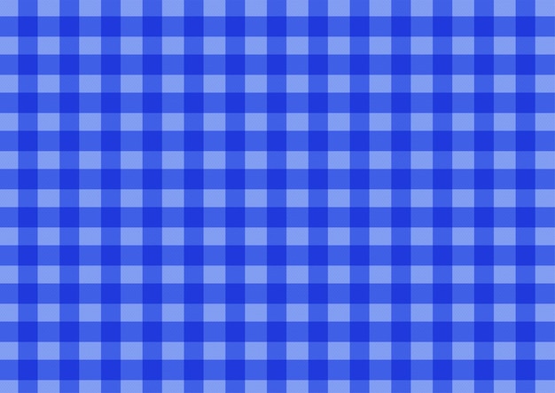 벡터 파란색 카레드 테이블클로프 패턴 배경 터