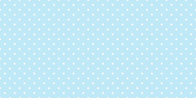 Blue polka dot seamless pattern