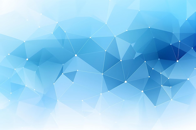 Blue Polygon Structure Abstract Background