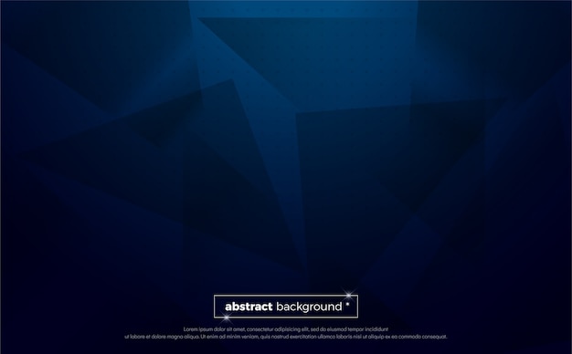 Vector blue polygonal abstract background.