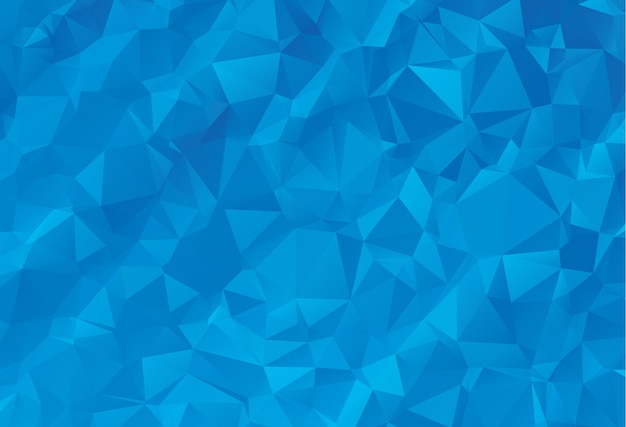 Blue Polygonal background.