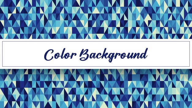 blue polygonal triangles geometric pattern design