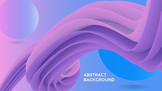 Blue and purple Abstract background with fluid wave element