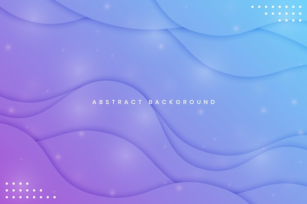 Blue purple gradient wave background