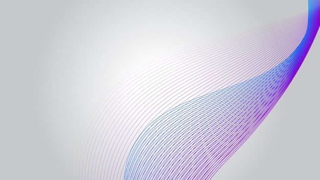 Blue purple and white abstract line background with gradient color for backdrop or presentation