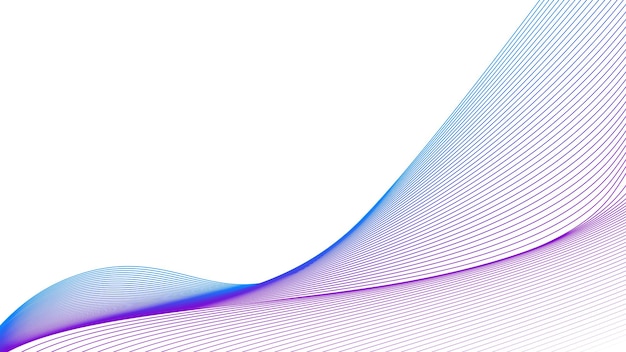 Синий фиолетовый и белый абстрактный фон с градиентным цветом для фона или презентации