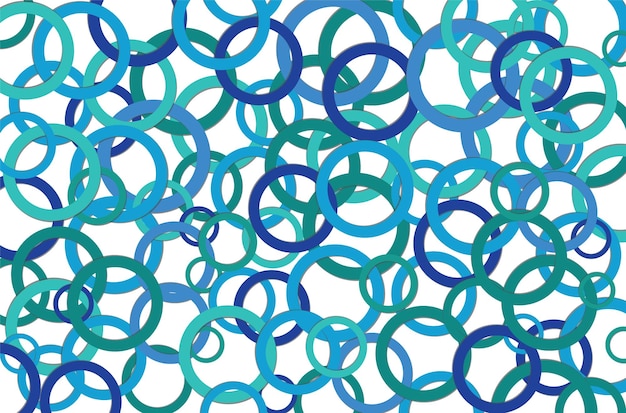 Blue random circle pattern