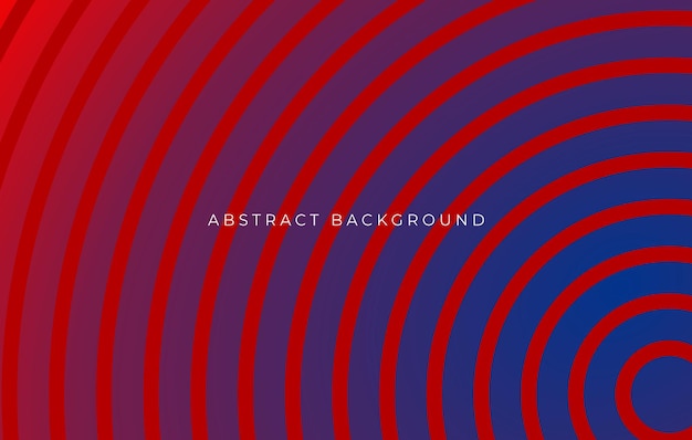 Blue red circle abstract background